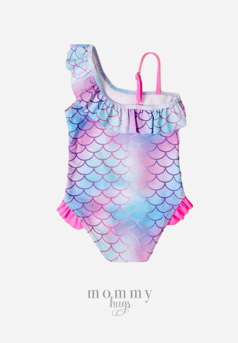 Mermaid Ruffles Two Swimwear for Girls