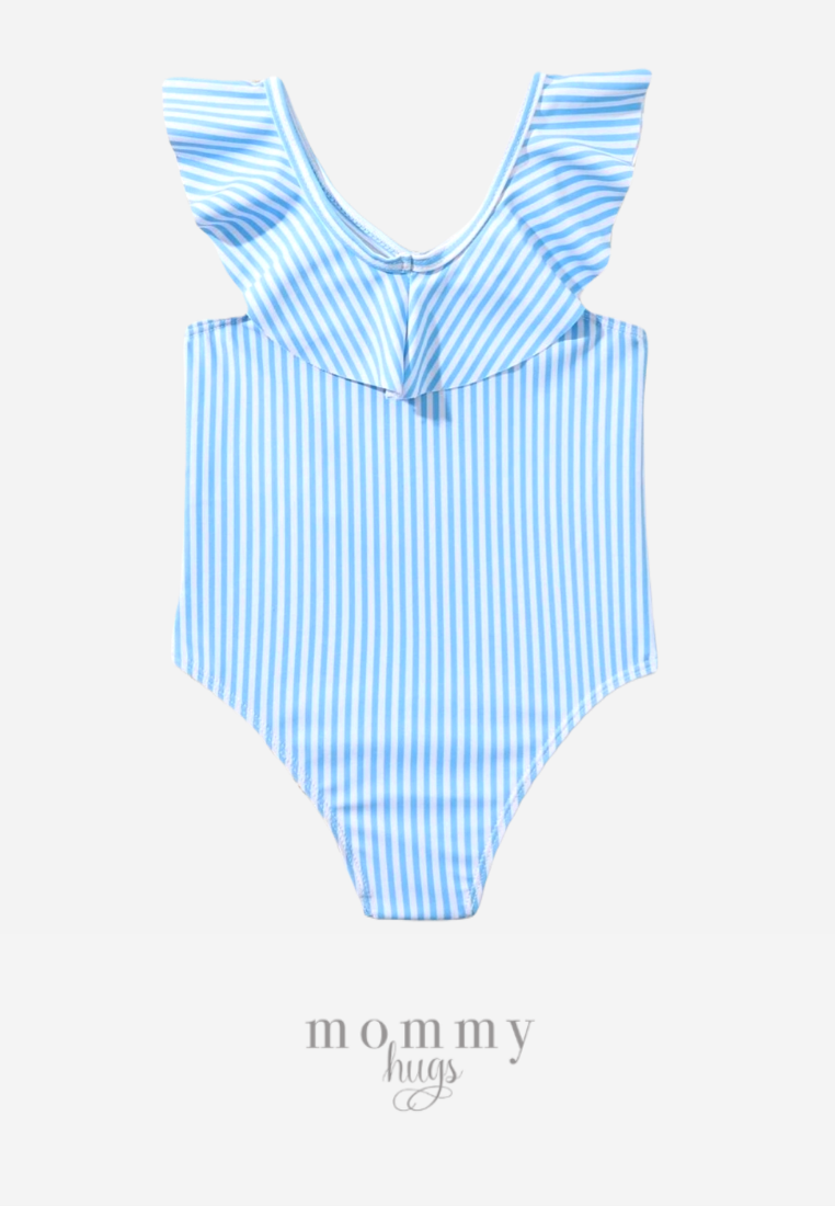 Blue Skies Pin Twinning Swimsuit ( Mom and Daughter )