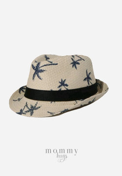 Beige Palm Cowboy Hat