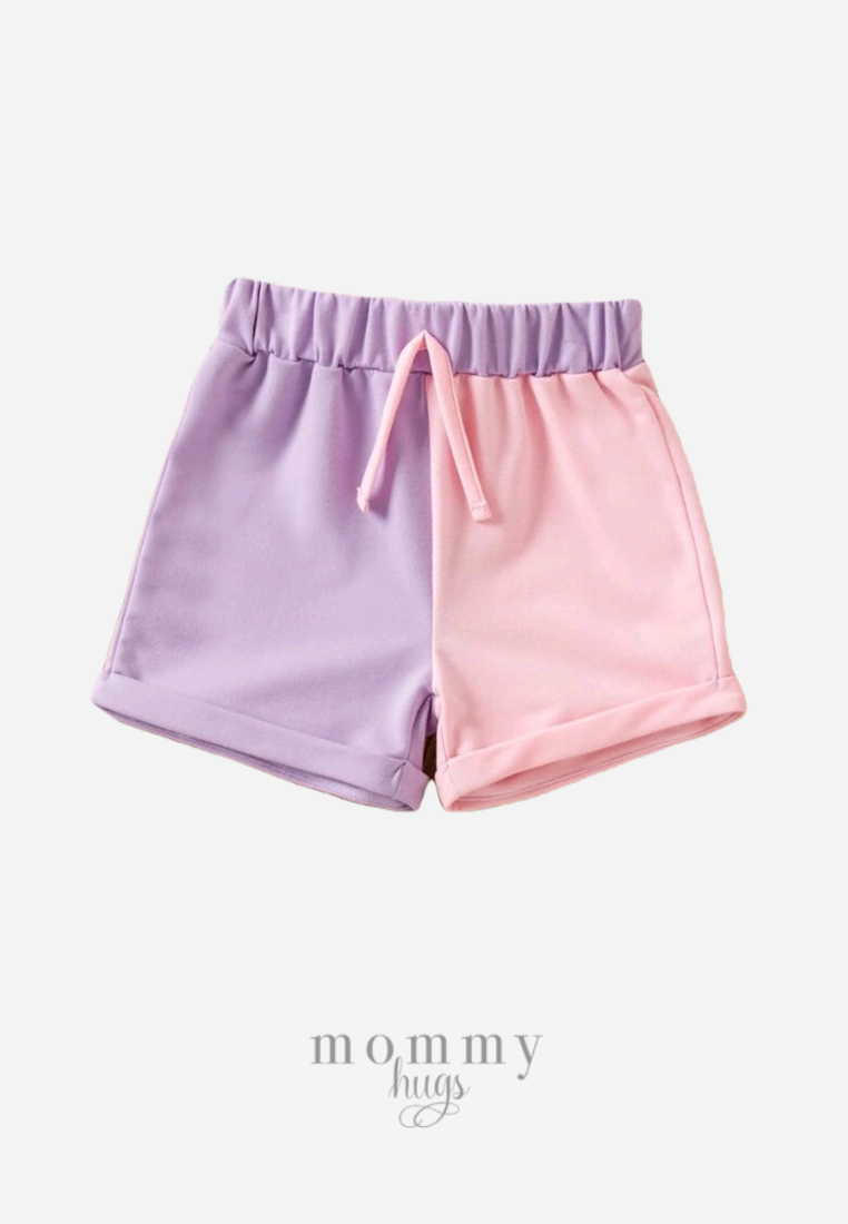 Purple Pink Shorts for Girls