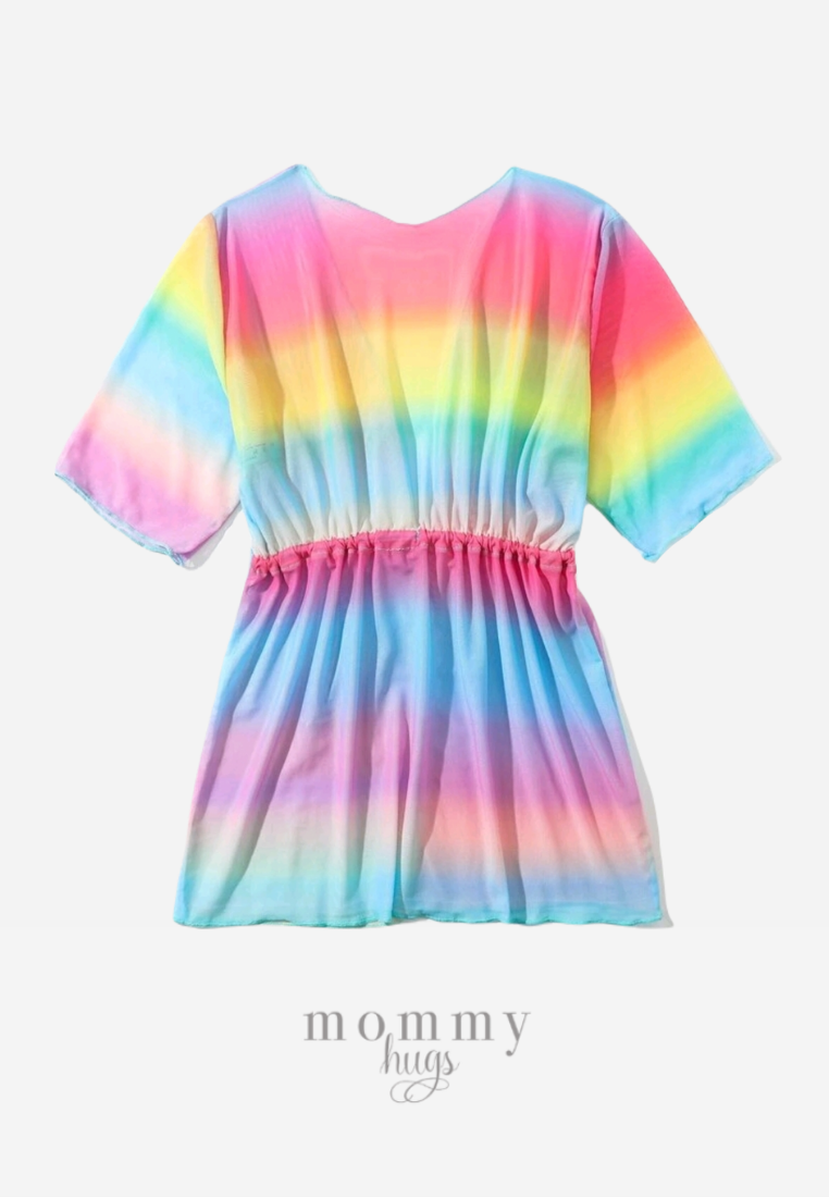 Rainbow Garden Cover Up Dress