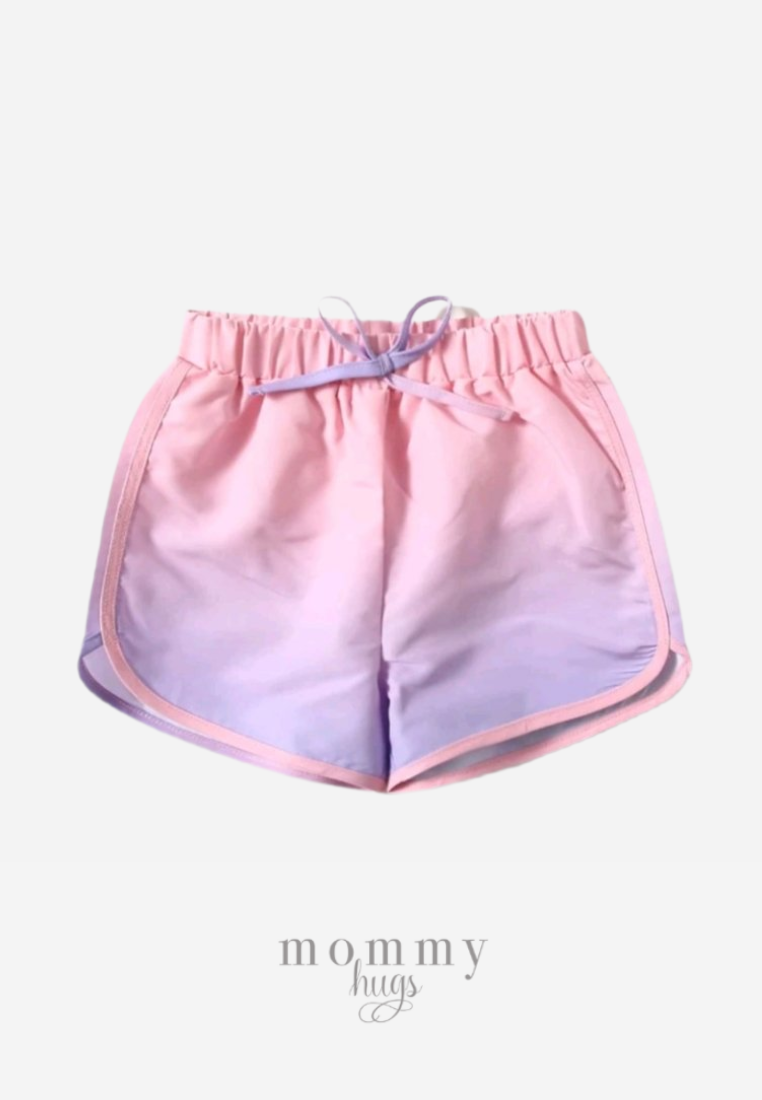 Pastel Skies Shorts for Toddler Girls