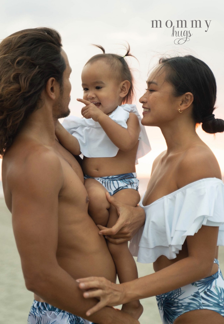 Family Set Blue Palm