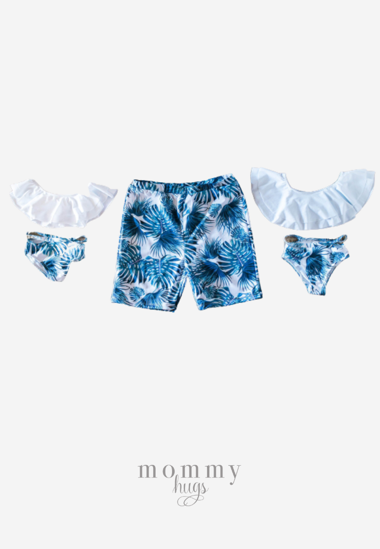 Family Set Blue Palm