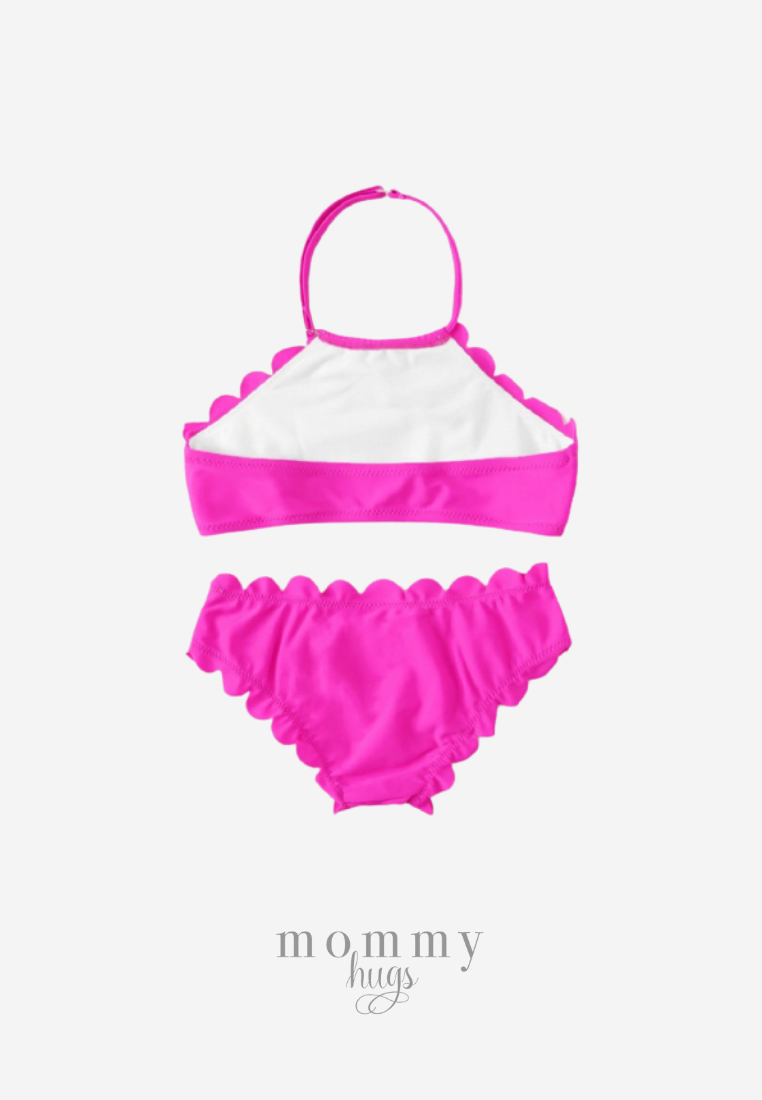 Fuchsia Pink Ruffles