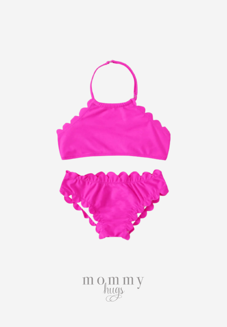 Fuchsia Pink Ruffles