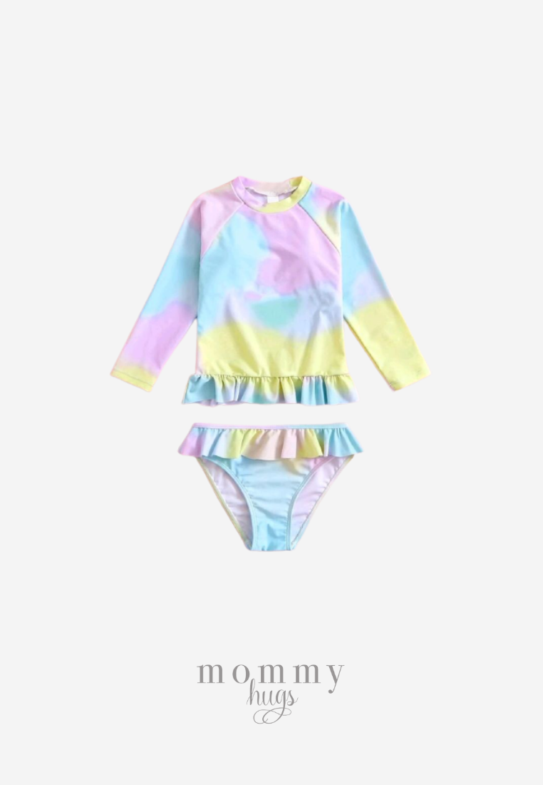 Watercolor Skies Rash guard