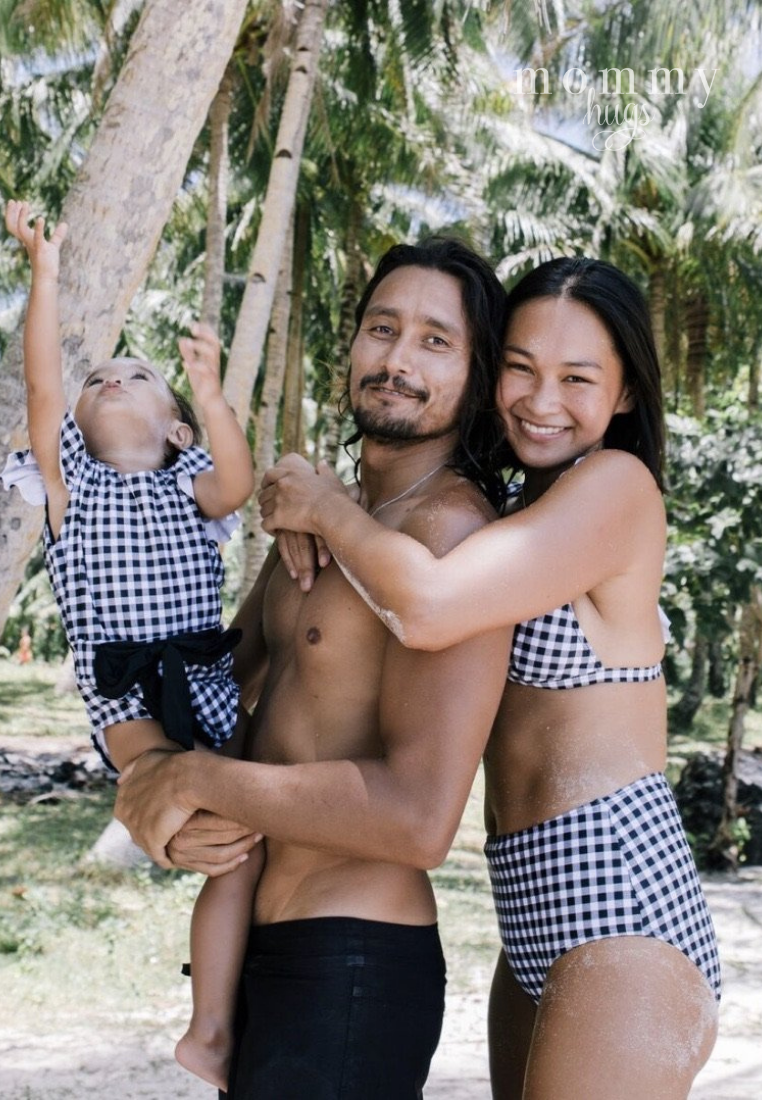 Mom & Daughter Black and White Gingham