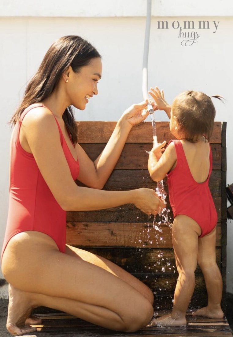 Mom & Daughter Classic Red