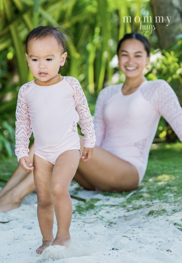 Mom & Daughter Lace Love Blush