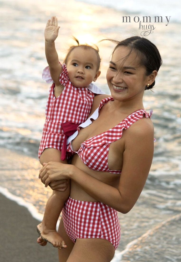 Red Gingham Mom & Daughter