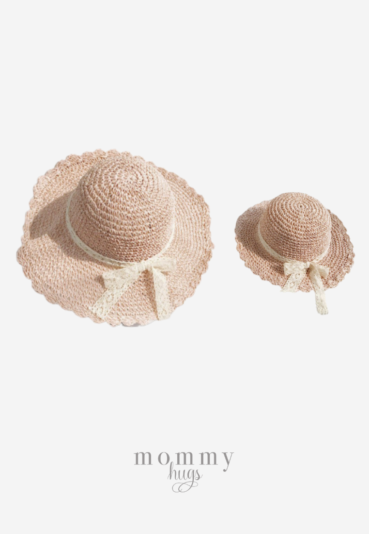 Pink Hat Twinning Mom/Daughter