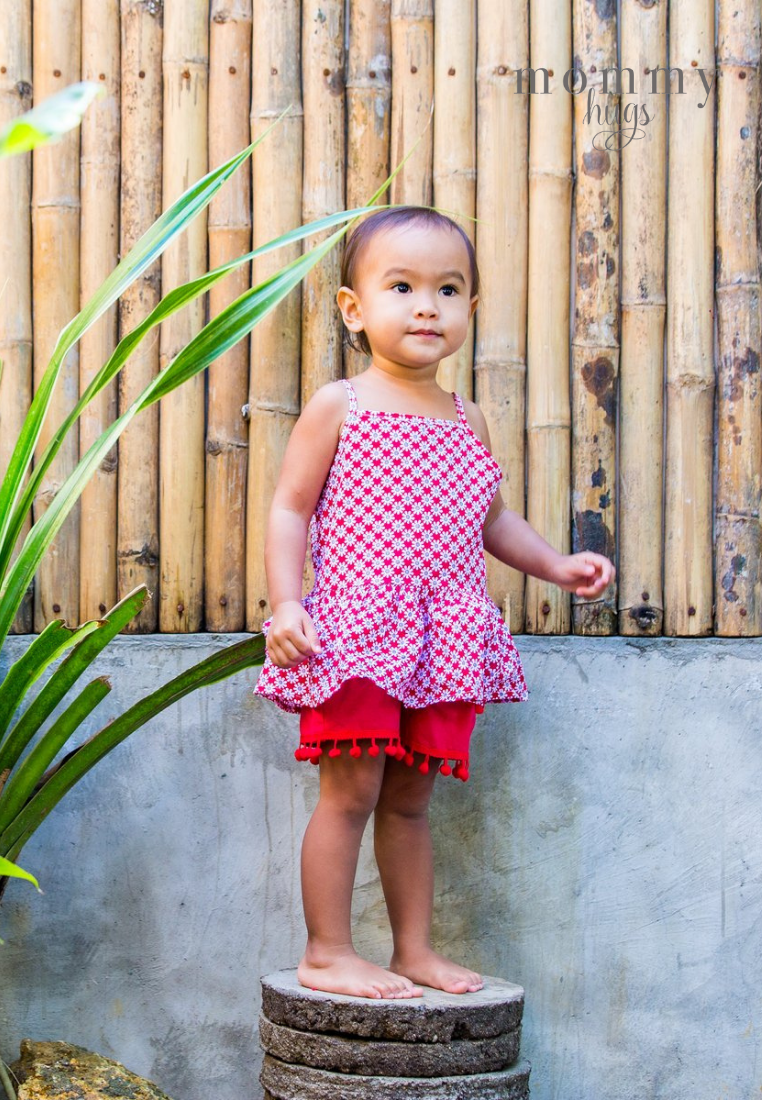 Resort Wear Lady in Red