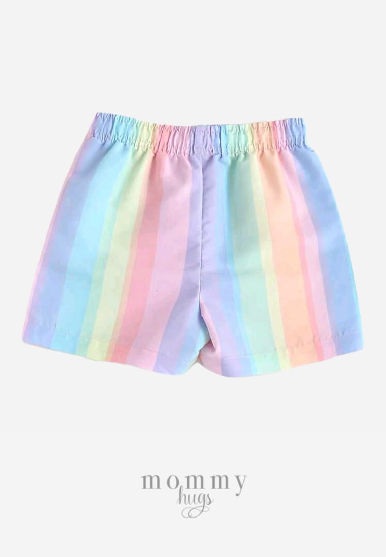 Sweet Candy Stripes Shorts Boys Version