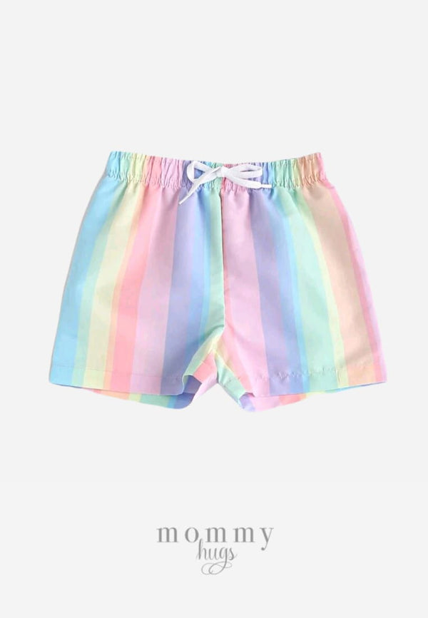 Sweet Candy Stripes Shorts Boys Version