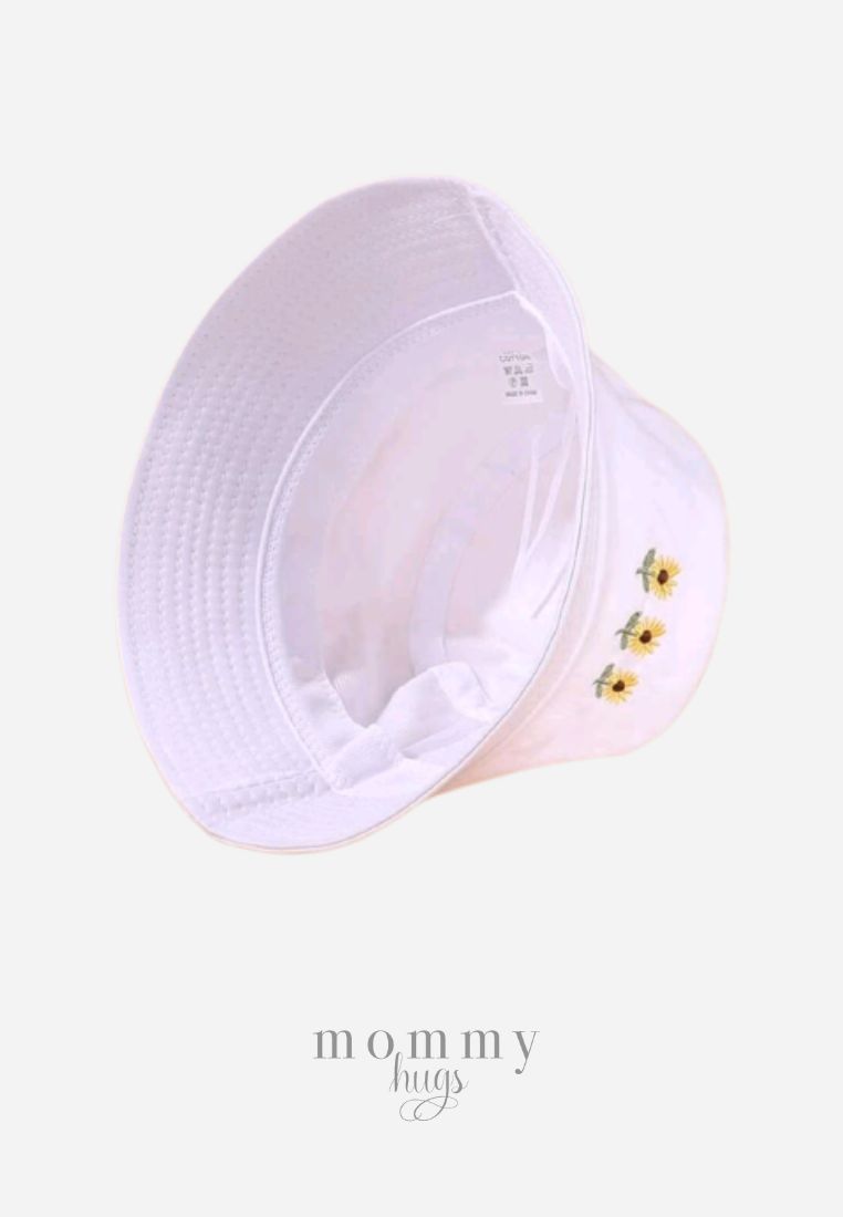 Sunny Flowers Bucket Hat for Kids