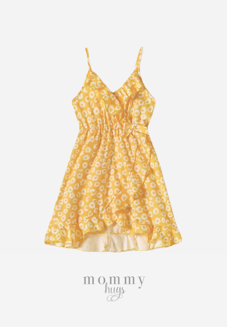Yellow Meadow Dress Mommy and Daughter